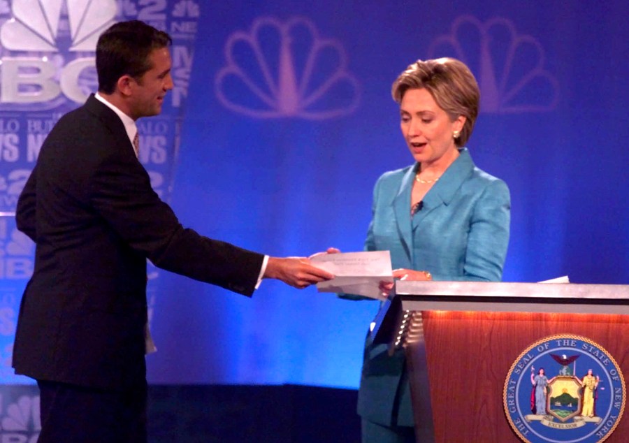 Rick Lazio, Hillary Rodham Clinton