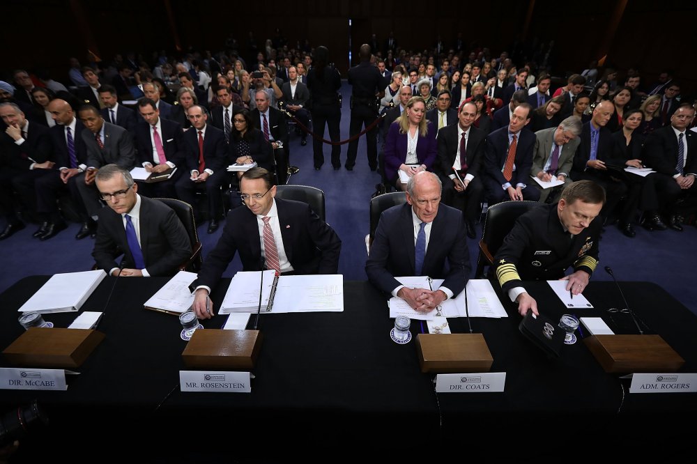 Image: Director Of National Intelligence Daniel Coats, And Intel Chiefs Testify To Senate Intel Committee On FISA