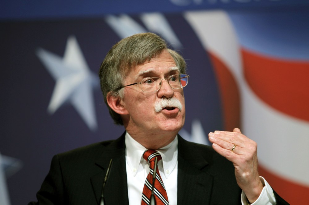 Former U.N. Ambassador John Bolton addresses the Conservative Political Action Conference (CPAC) in Washington Saturday, Feb. 20, 2010.