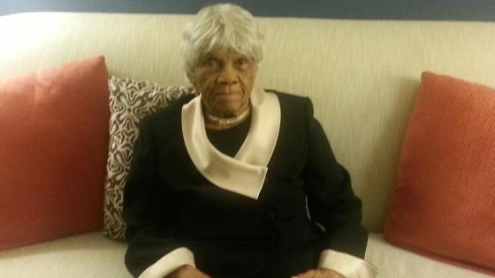 Desiline Victor, a 102 year old Haitian born American who waited three hours in line to vote last year, will be a guest of the First Lady at the State of the Union (Photo: Advancement Project)