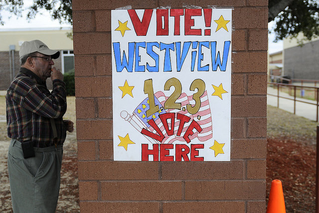 A sign outside of Westview Middle School in Goose Creek, South Carolina