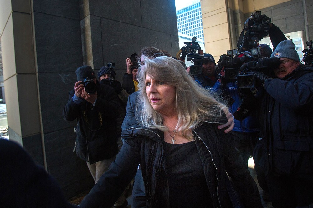 Former Virginia First Lady Maureen McDonnell arrives at federal court for her sentencing in Richmond, Va., Feb. 20, 2015. (Photo by Hyunsoo Leo Kim/The Virginian-Pilot/AP)