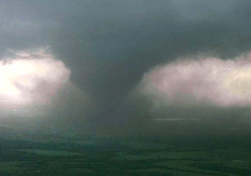 A massive twister near Oklahoma City on the afternoon of May 20, 2013. (NBC News)