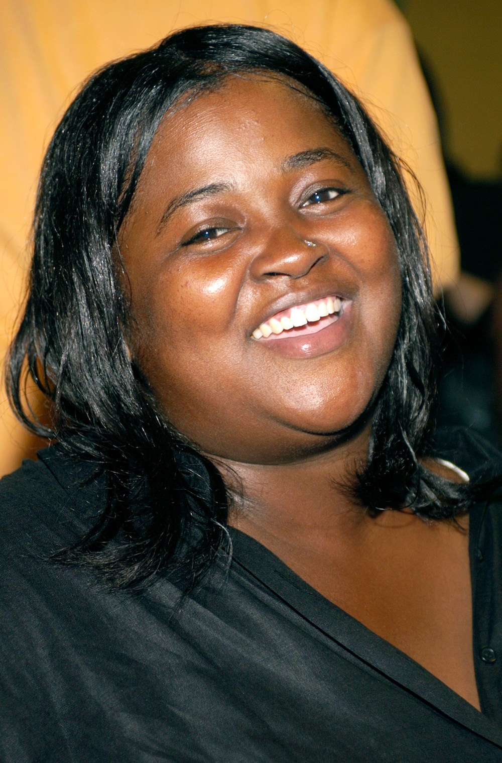 Author Sister Souljah appears at an event July 13, 2002 at Madison Square Garden in New York, N.Y. (Photo by Lawrence Lucier/Getty)