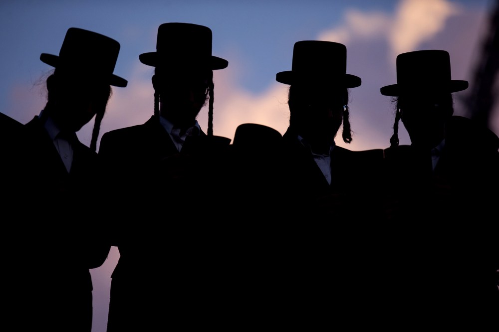Ultra-Orthodox Jews pray in the city of Ramat Gan near Tel Aviv. (Photo by Jack Guez/AFP/Getty)