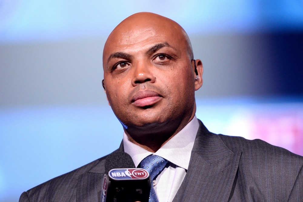 Basketball player Charles Barkley speaks onstage during an event on Feb. 12, 2015 in New York, N.Y. (Photo by Stephen Lovekin/Getty for American Express)