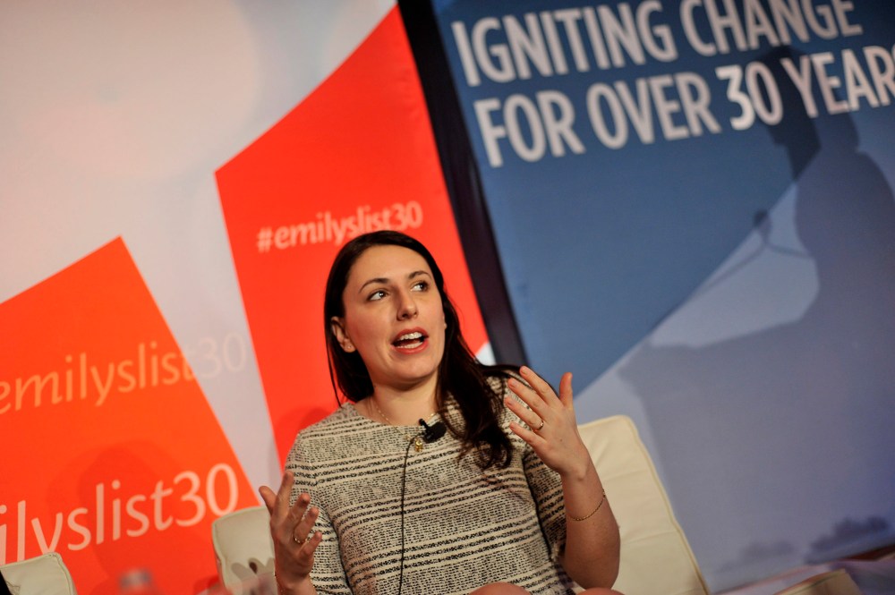 Jessica Valenti speaks at a panel during Emily's List 30th Anniversary Gala at Washington Hilton on March 3, 2015 in Washington, DC. (Photo by Kris Connor/Getty)