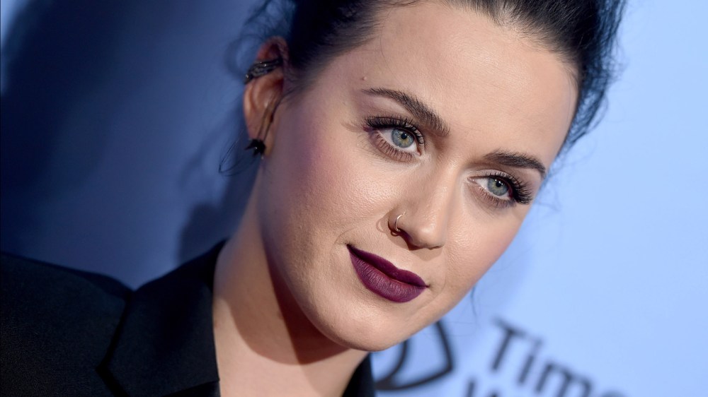 Singer Katy Perry arrives at the World Premiere of EPIX's 'Katy Perry: The Prismatic World Tour' at The Ace Hotel Theater on March 26, 2015 in Los Angeles, Calif. (Photo by Axelle/Bauer-Griffin/FilmMagic/Getty)