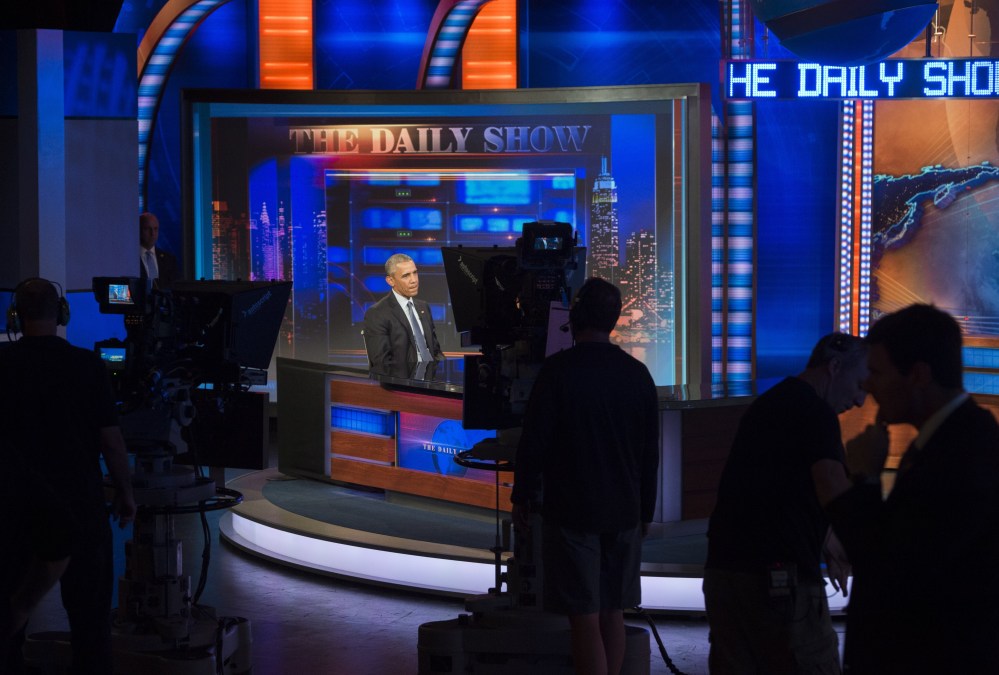 US-POLITICS-OBAMA-DAILY SHOW
