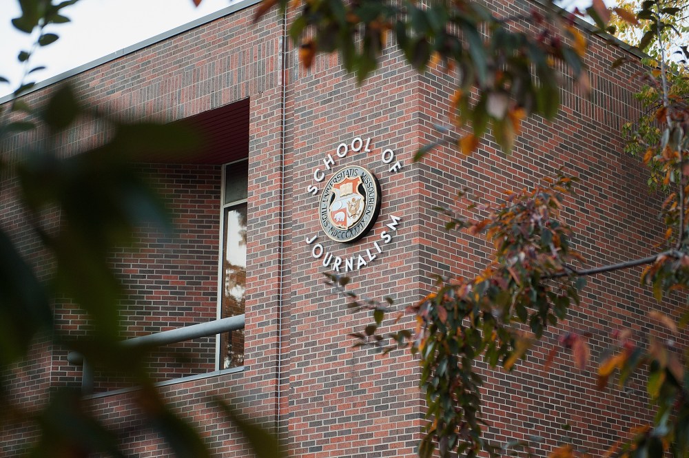 Gannett Hall at the School of Journalism on the campus of University of Missouri - Columbia is seen on Nov. 10, 2015 in Columbia, Mo. (Photo by Michael B. Thomas/Getty)