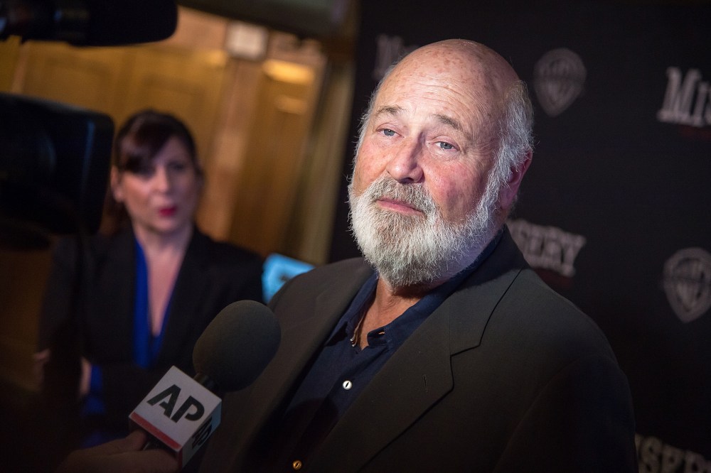Rob Reiner attends "Misery" Broadway opening night at The Broadhurst Theatre on Nov. 15, 2015 in New York City. (Photo by Michael Stewart/Getty)