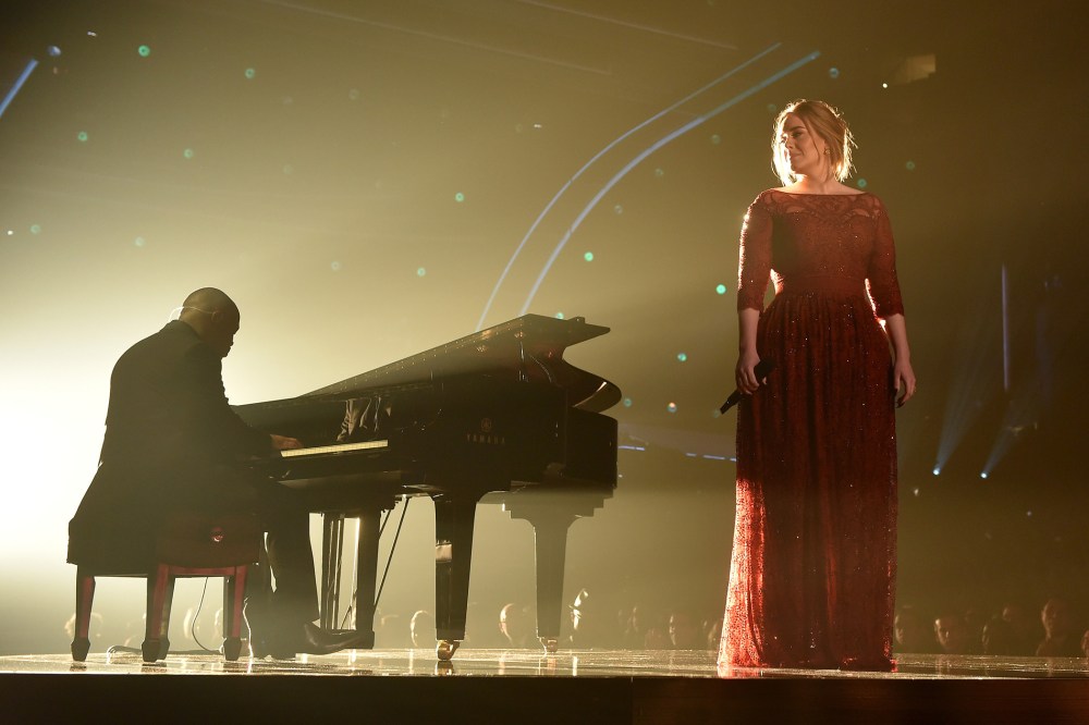 Singer Adele performs onstage during The 58th GRAMMY Awards at Staples Center on Feb. 15, 2016 in Los Angeles, Calif. (Photo by Larry Busacca/Getty for NARAS)