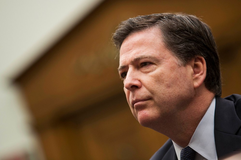 FBI Director James Comey testifies during a House Judiciary Committee hearing on Capitol Hill, March 1, 2016 in Washington, DC. (Photo by Drew Angerer/Getty)