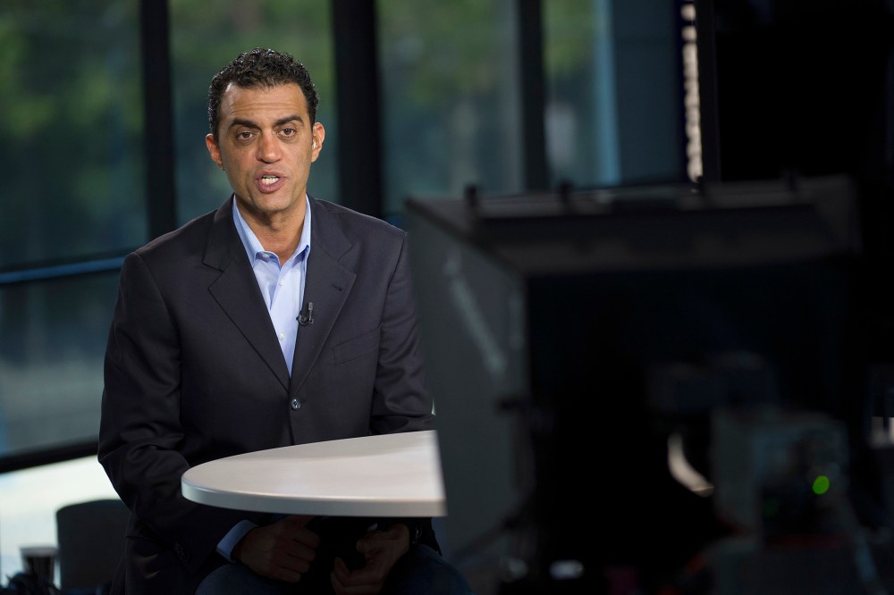 Emil Michael, senior vice president of business for Uber Technologies Inc., speaks during a Bloomberg Television interview in San Francisco, Calif. on July 29, 2014