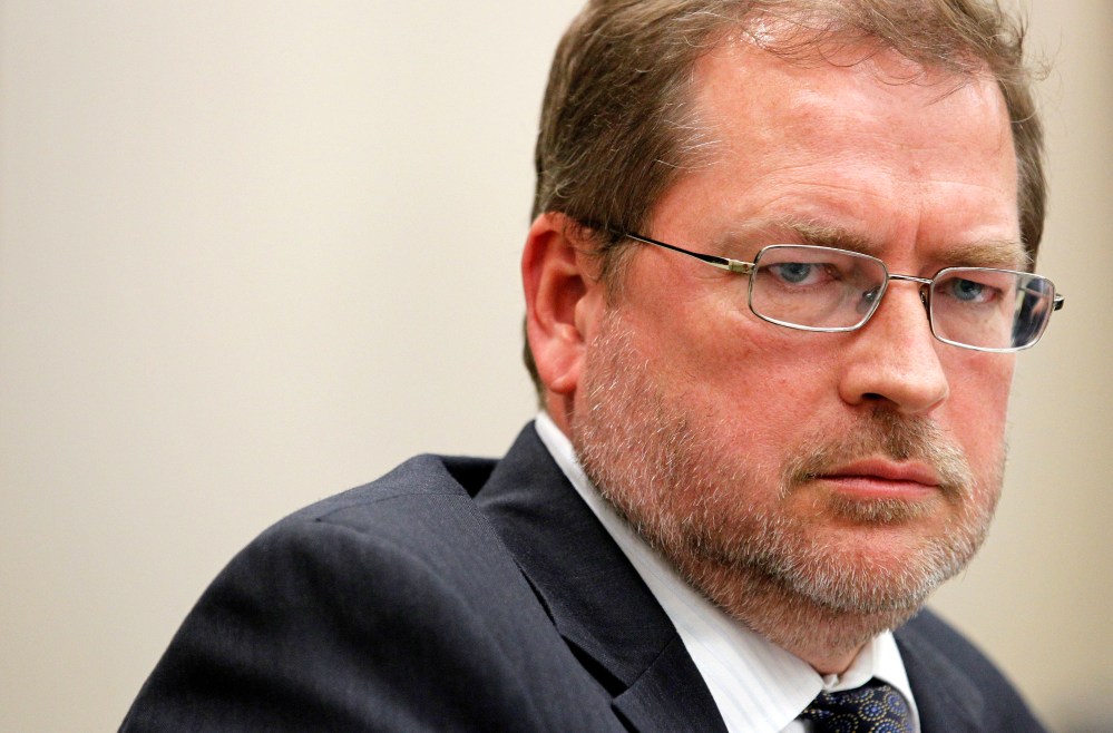 Grover Norquist, president of a taxpayer advocacy group, Americans for Tax Reform, meets with millionaires to discuss issues related to the debt supercommittee, Wed., Nov. 16, 2011. (Photo by Haraz N. Ghanbari/AP Photo)