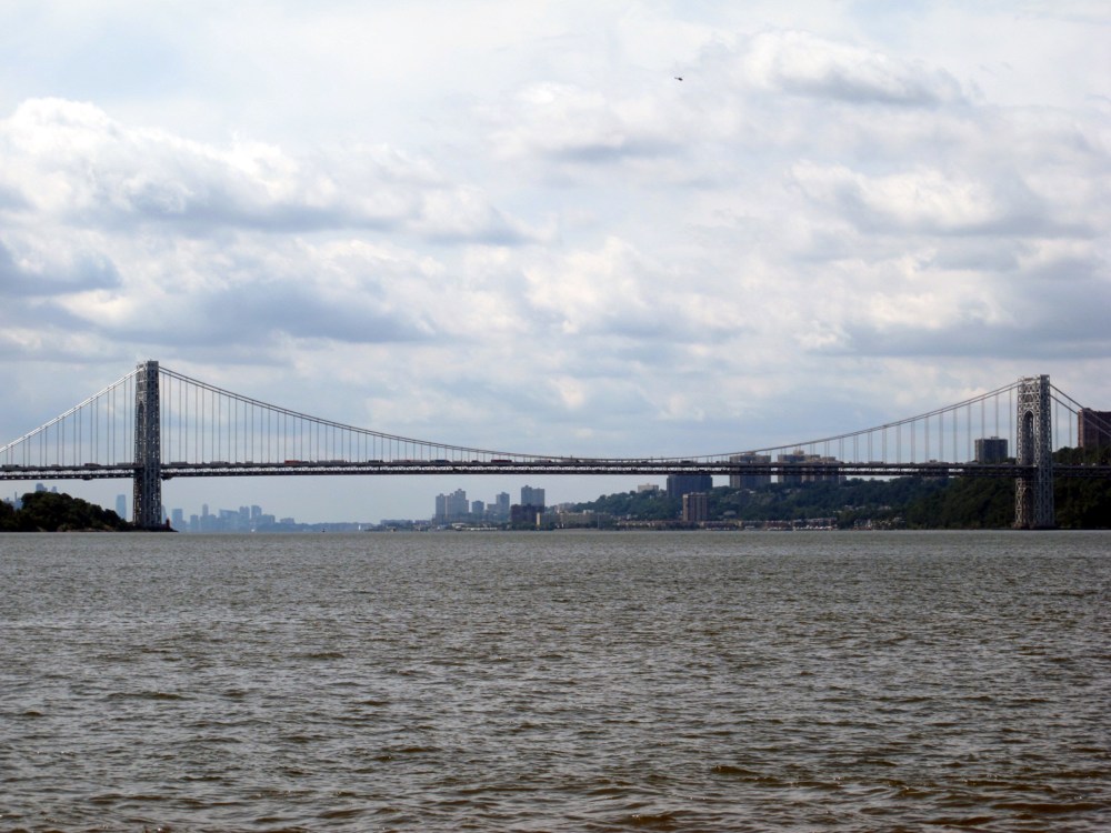 The George Washington Bridge spanning between New York City and Ft. Lee, NJ, September 5, 2013.