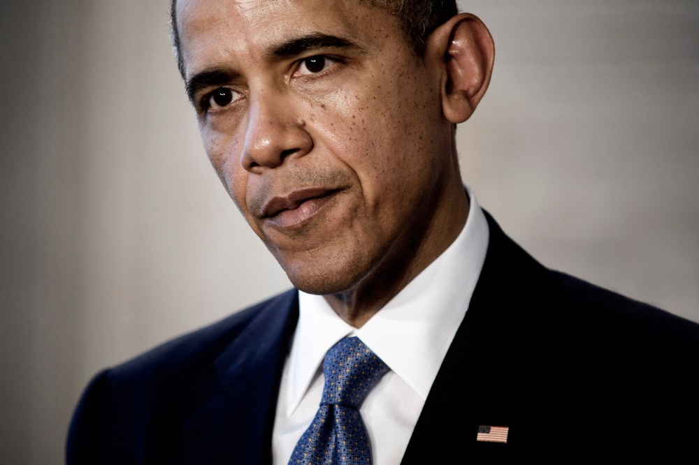 President Barack Obama, on an overseas trip in Rome, Italy on March 27, 2014.
