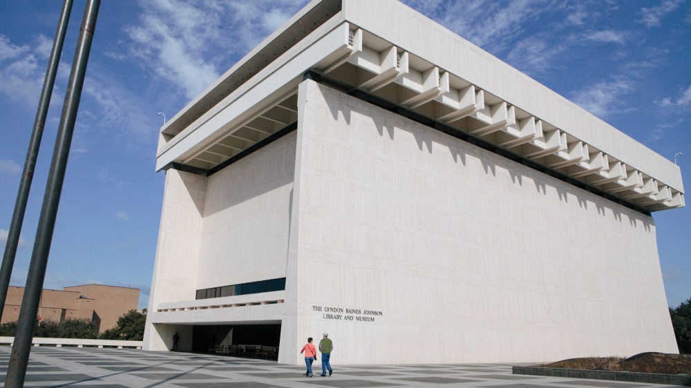 The L.B.J. Presidential Library and Museum in Austin, Texas.