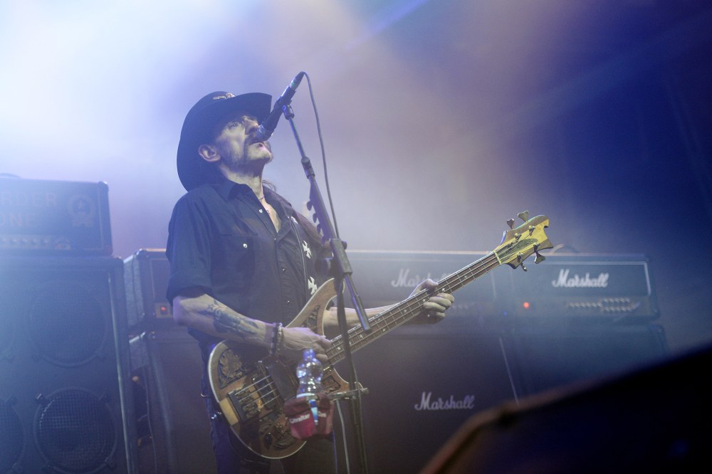 Lemmy Kilmister, singer of British Heavy Metal Band Motorhead, performs in Munich, Germany, Nov. 20 2015. (Photo by Andreas Gebert/EPA)