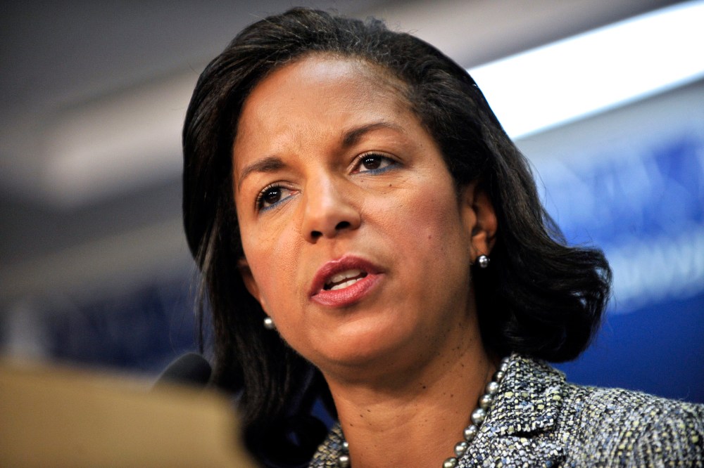 Susan Rice speaks at an event, Sept. 9, 2013, in Washington, D.C.