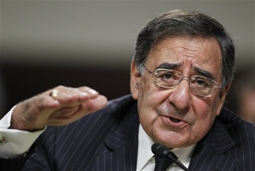 Defense Secretary nominee, CIA Director Leon Panetta, testifies on Capitol Hill in Washington, Thursday, June 9, 2011, before the Senate Armed Service Committee hearing on his nomination.