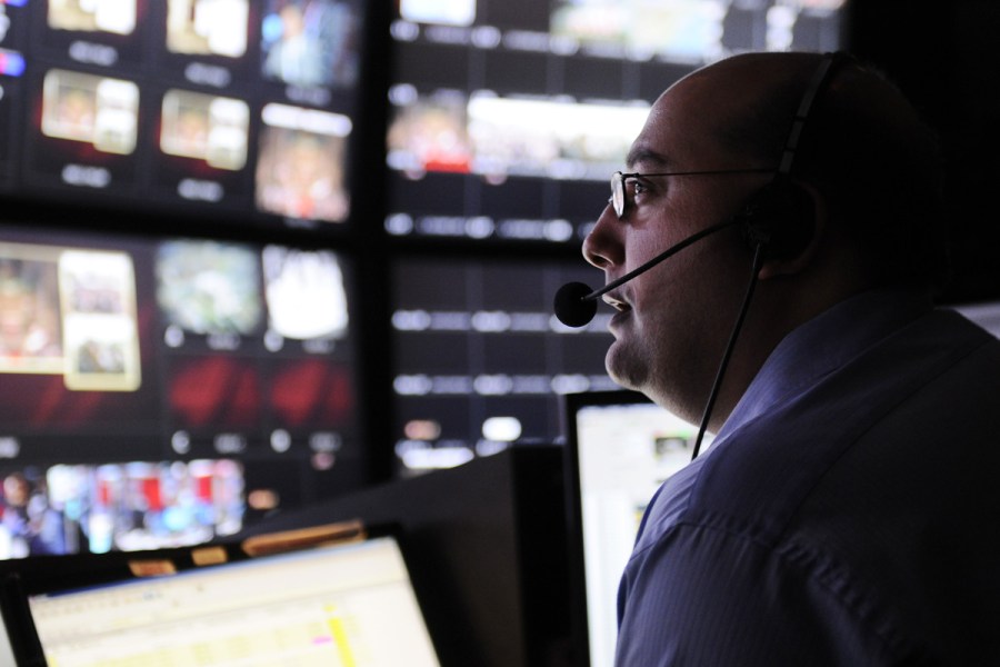 Directing msnbc's Royal Wedding coverage.