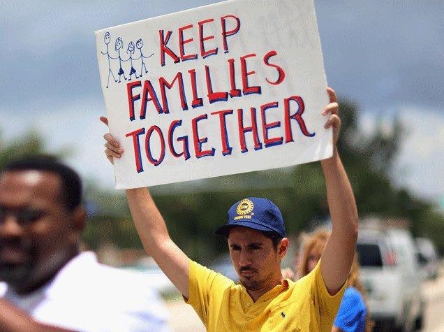 Supporting immigration reform (Photo/Getty Images)