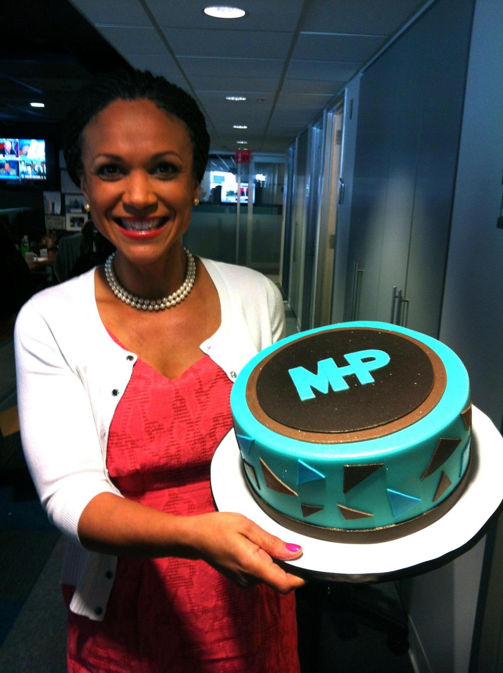 Melissa is great, gives us a big ol' cake