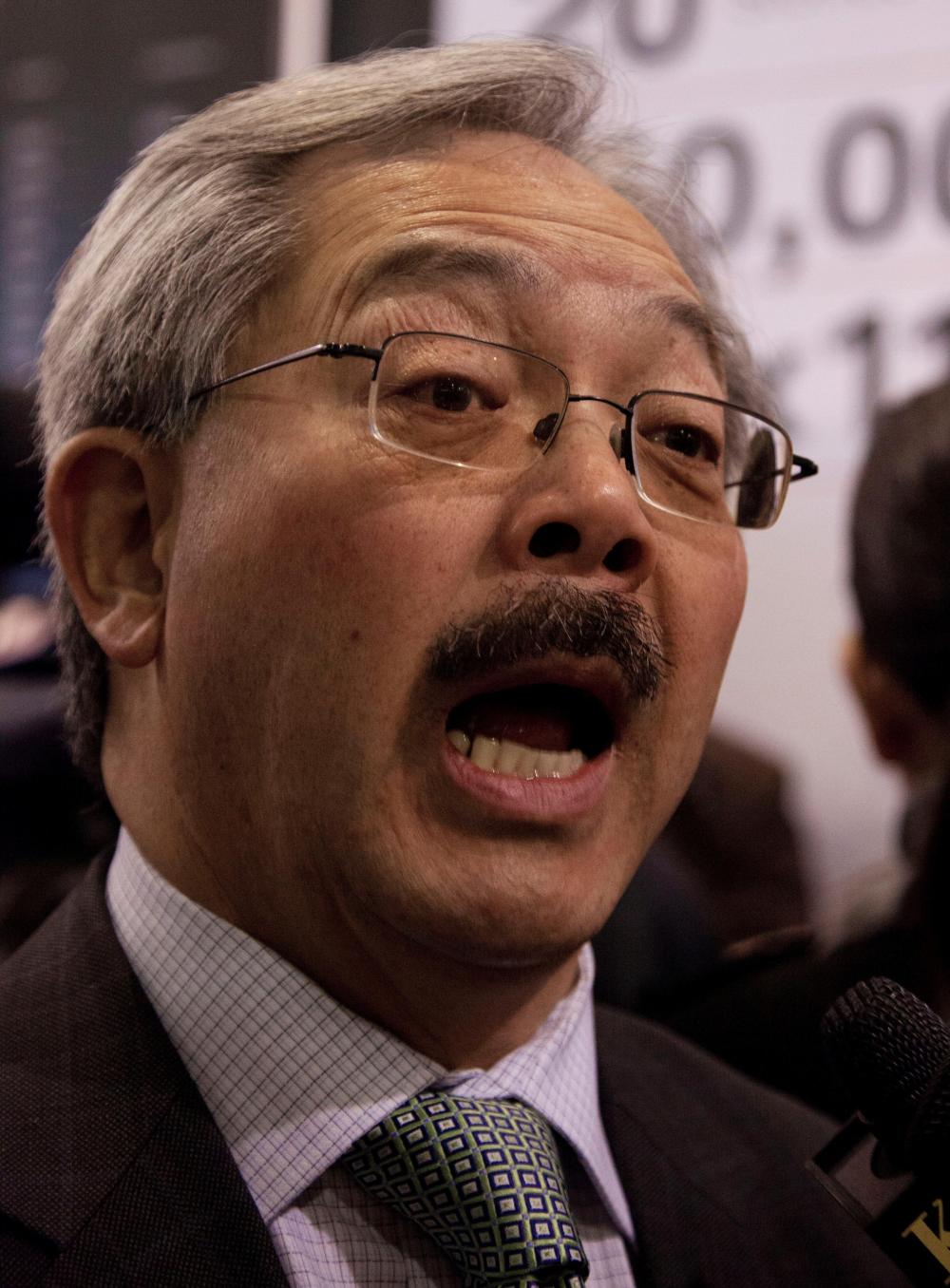 San Francisco mayor Ed Lee.