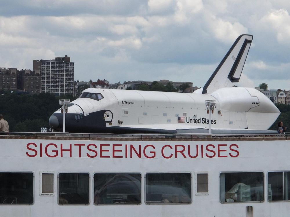 The shuttle Enterprise comes home
