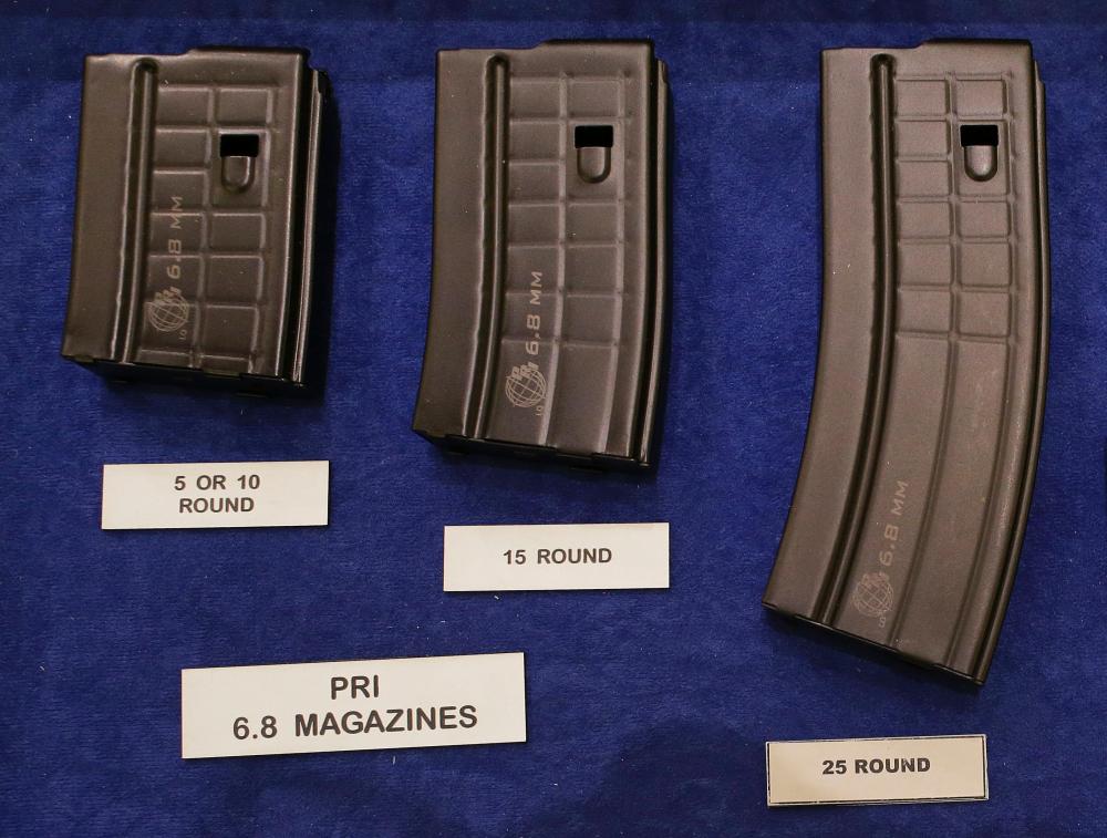 At the 35th annual SHOT Show in Las Vegas.