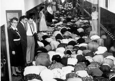 The ancient response to tornadoes in school remains -- and, in many places -- the current one.