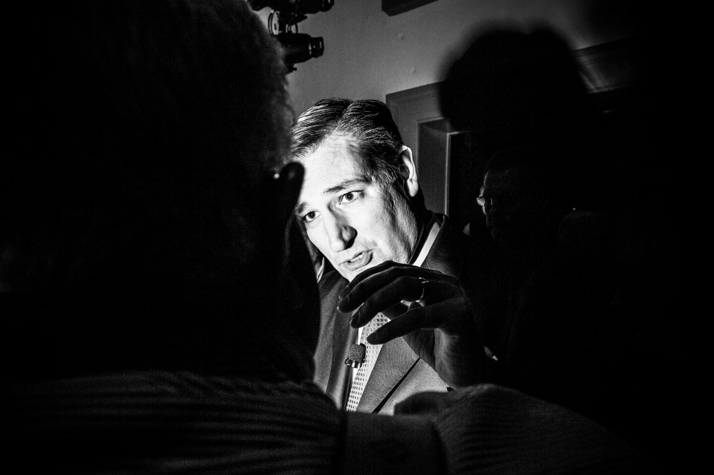 Sen. Ted Cruz holds a rally in Charleston, S.C., Feb. 19, 2016. (Photo by Mark Peterson/Redux for MSNBC)