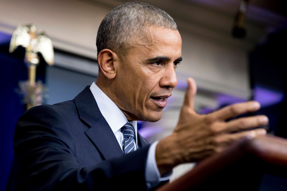President Barack Obama speaks during a news conference in the Brady press briefing room at the White House, on Nov. 14, 2016, in Washington, D.C. (Photo by Andrew Harnik/AP)