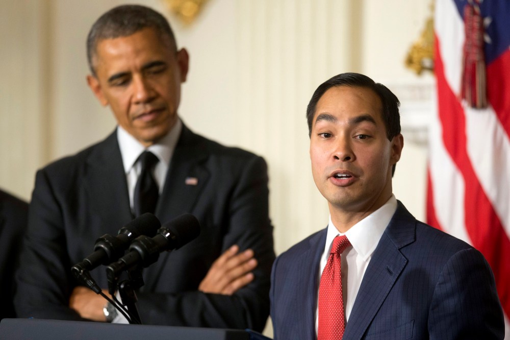 Image: Barack Obama, Julian Castro,