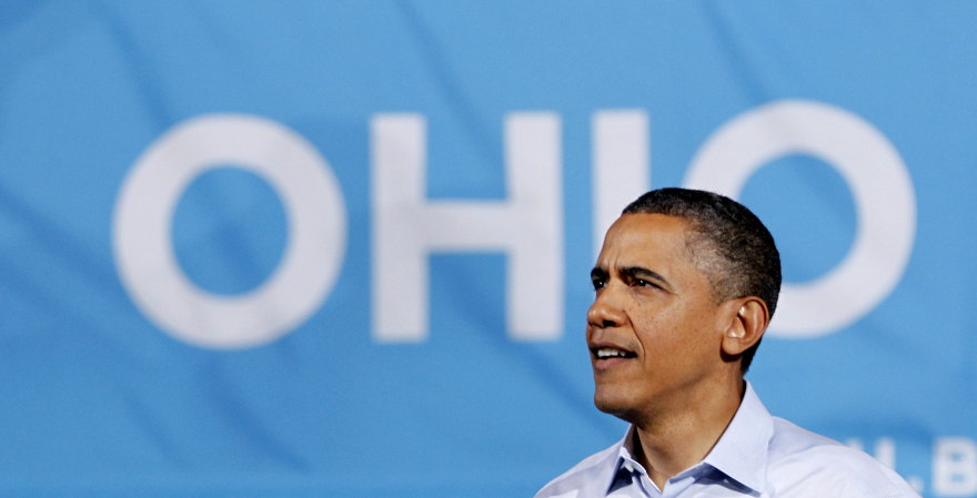 In this May 5 photo, President Barack Obama arrives to speak at a campaign rally at The Ohio State University, in Columbus, Ohio. (Photo: Haraz N. Ghanbari/AP/File)