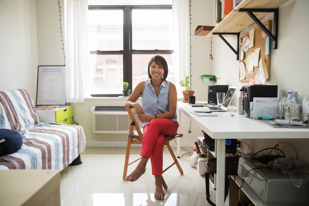 Poy Winichakul at her home office in the Bedford-Stuyvesant neighborhood of Brooklyn, N.Y. on Aug. 21, 2014.