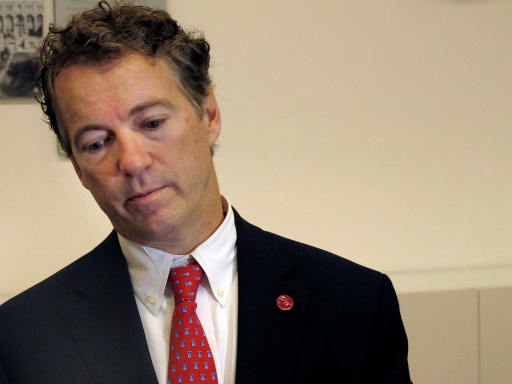 Sen. Rand Paul, R-Ky. Jan. 7, 2013 (AP Photo/Aron Heller, FILE)