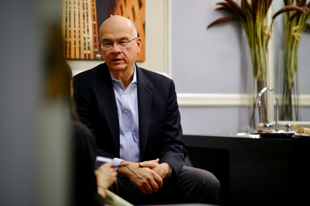 Tim Keller, the senior pastor of Redeemer Presbyterian Church in New York City talks with Morning Joe producer Laura Kim on Friday, October 04, 2013.