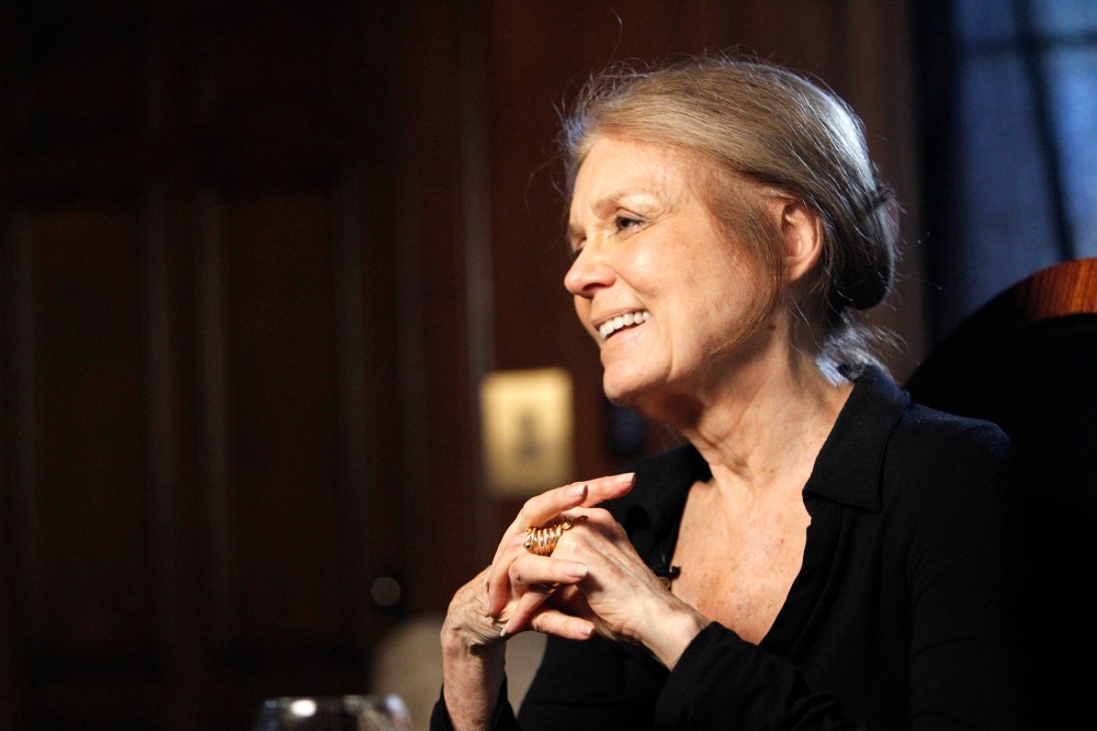 Pioneering feminist Gloria Steinem smiles while she is being interviewed in Beverly Hills, Calif., March 16, 2010. (Photo by Mario Anzuoni/Reuters)