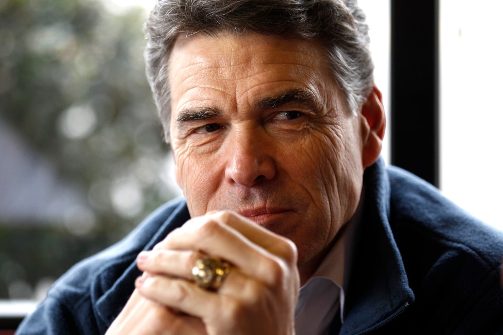 Rick Perry in South Carolina, Jan. 17, 2012.
