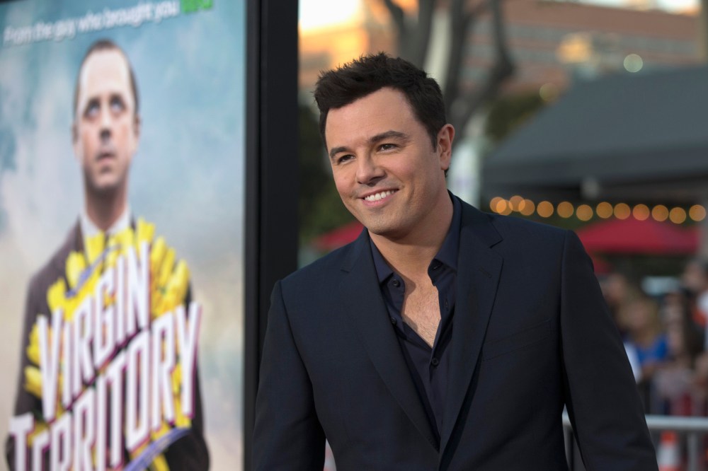 Director and cast member Seth MacFarlane poses at the premiere of "A Million Ways to Die in the West" in Los Angeles, Calif. on May 15, 2014. (Photo by Mario Anzuoni/Reuters)