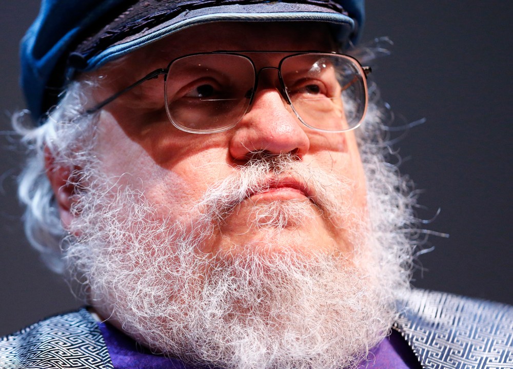 George R.R. Martin, author of the fantasy series that is the basis of the television series "Game of Thrones", at his masterclass at the Neuchatel International Fantastic Film Festival in Neuchatel, July 10, 2014. (Photo by Denis Balibouse/Reuters)