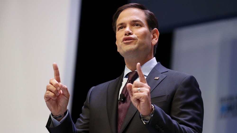 U.S. Republican presidential candidate and Senator Marco Rubio speaks during the Heritage Action for America presidential candidate forum in Greenville, SC., Sept. 18, 2015. (Photo by Chris Keane/Reuters)