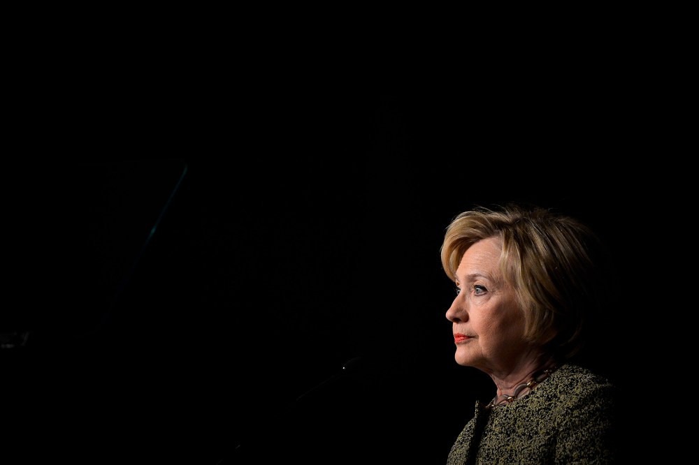 Democratic U.S. presidential candidate Hillary Clinton speaks to the Pennsylvania AFL-CIO Convention in Philadelphia, Penn., April 6, 2016. (Photo by Charles Mostoller/Reuters)