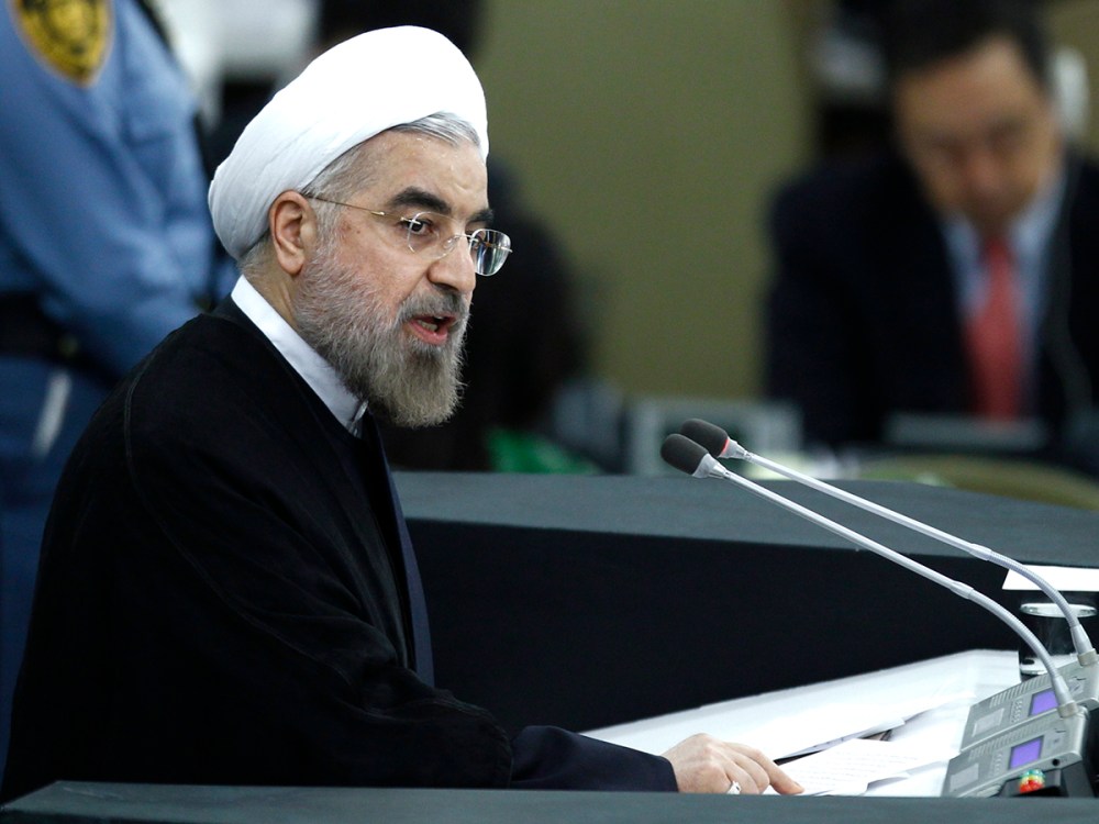 Iran's President Rouhani addresses the 68th United Nations General Assembly in New York