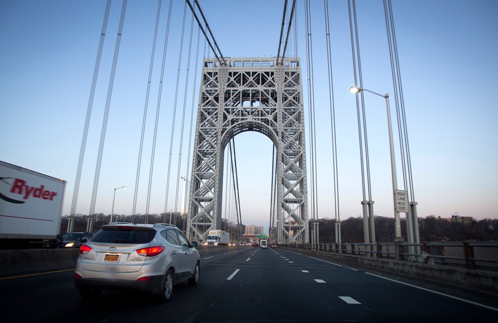 The George Washington Bridge, Jan. 9, 2014.