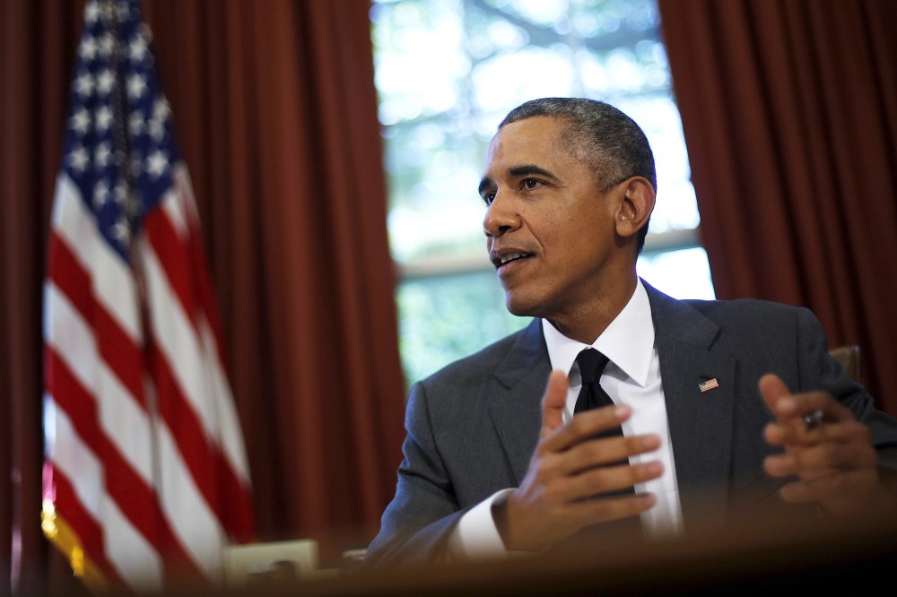 U.S. President Barack Obama in the Oval Office at the White House in Washington, D.C (Photo by Jonathan Ernst/Reuters).