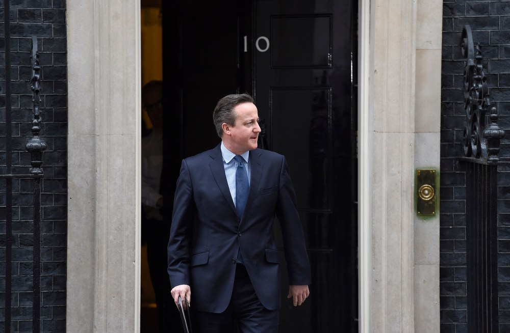 Britain's Prime Minister David Cameron announced he would hold a referendum on Britain's membership of the European Union on June 23, on Downing Street in London, Britain, Feb. 20, 2016. (Photo by Toby Melville/Reuters)
