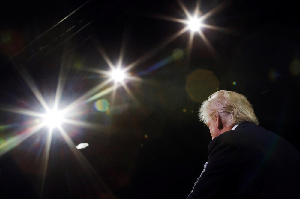 Republican U.S. presidential candidate Donald Trump holds a rally with supporters in Fresno, Calif. on May 27, 2016. (Photo by Jonathan Ernst/Reuters)